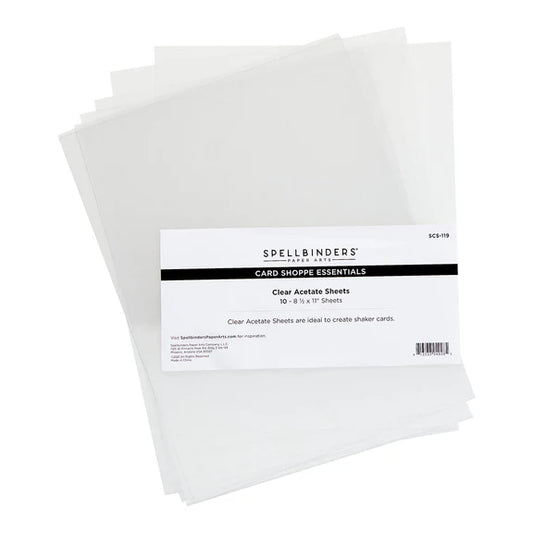 Spellbinders Clear Acetate Sheets (10-pk)