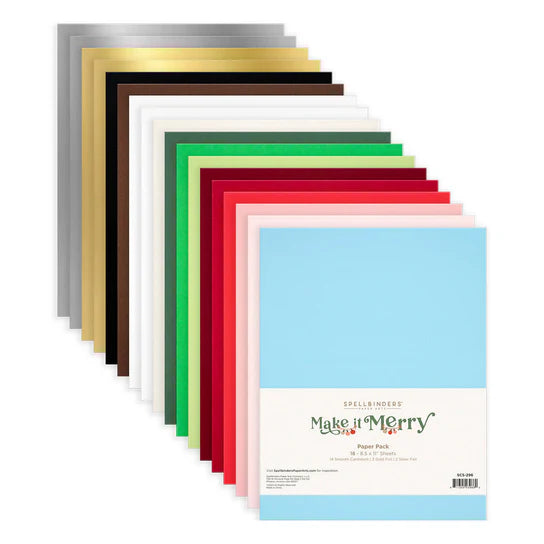 Spellbinders Make it Merry Cardstock Pack