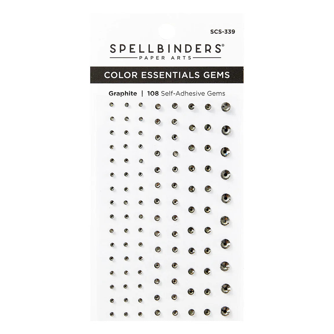 Spellbinders Color Essentials Gems - Graphite