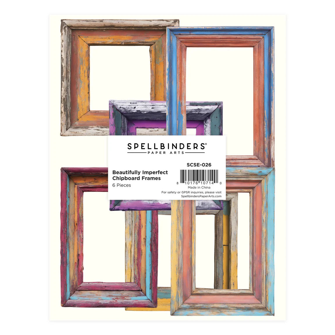 Spellbinders Beautifully Imperfect Chipboard Frames