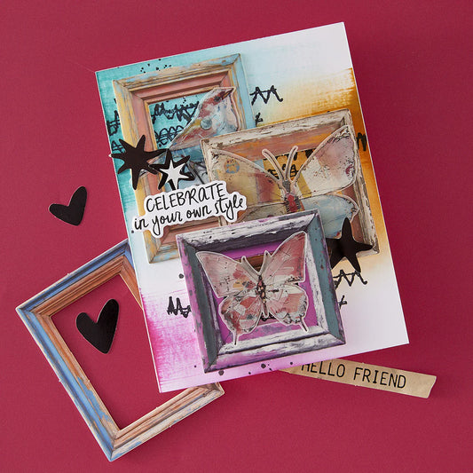 Spellbinders Beautifully Imperfect Chipboard Frames