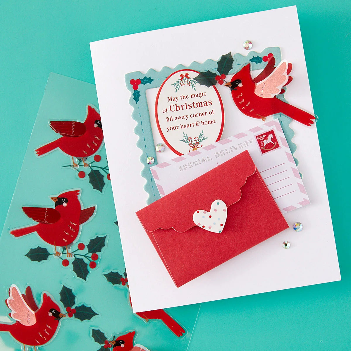 Dear Santa Chipboard Frames & Corners by Spellbinders