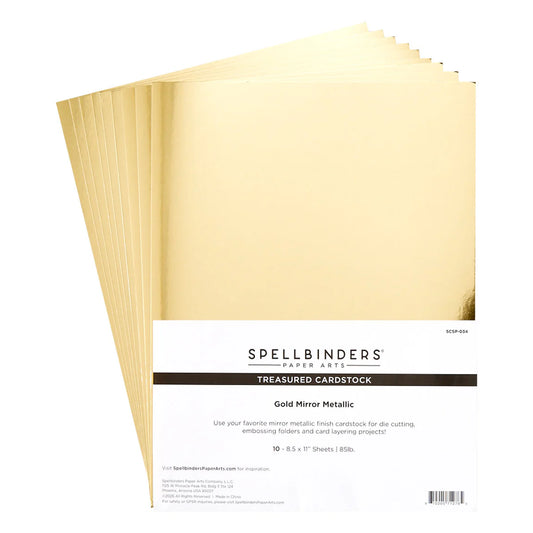 Spellbinders Treasured Gold Mirror Metallic Cardstock