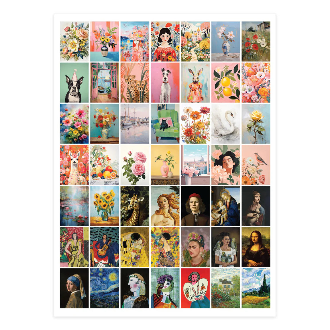 Little Works of Art Rub-On Transfer Sheets