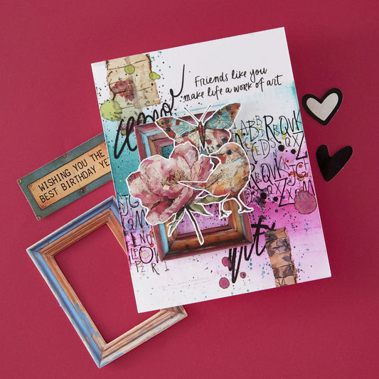 Spellbinders Beautifully Imperfect Rub-on Transfers