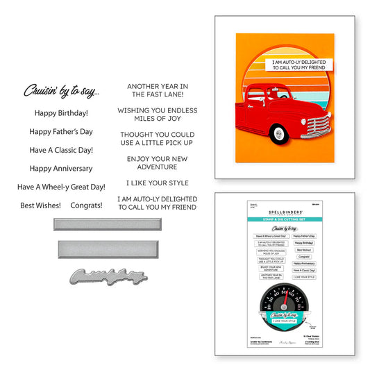 Spellbinders Crusin' By Sentiments by Mindy Eggen