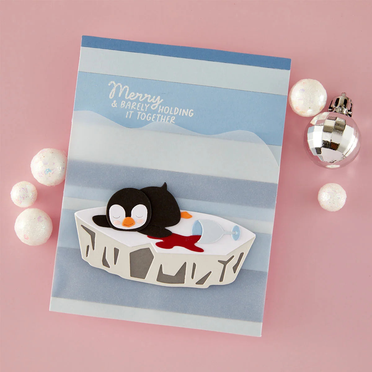 Spellbinders Merry Mayhem Stamp & Die Bundle Set