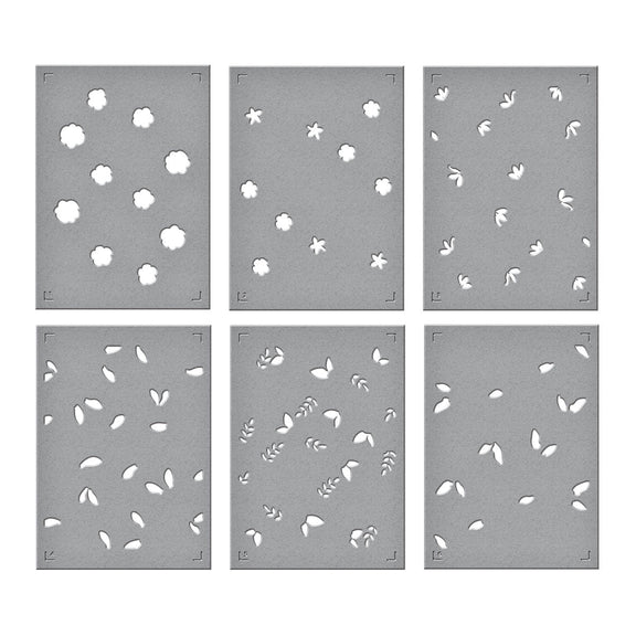 Spellbinders Floral Celebration BetterPress and Stencil Bundle