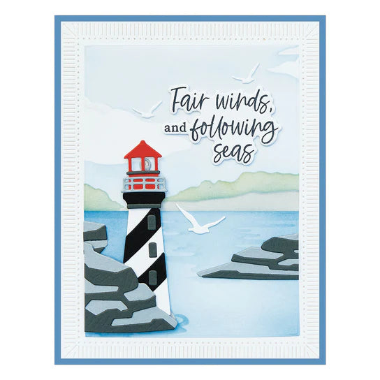 Spellbinders Unchartered Waters Stencil Set - The Fair Winds Collection