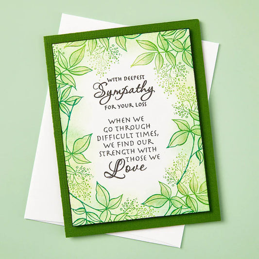 Stampendous Sincere Sentiments Stamp Set (Spellbinders)