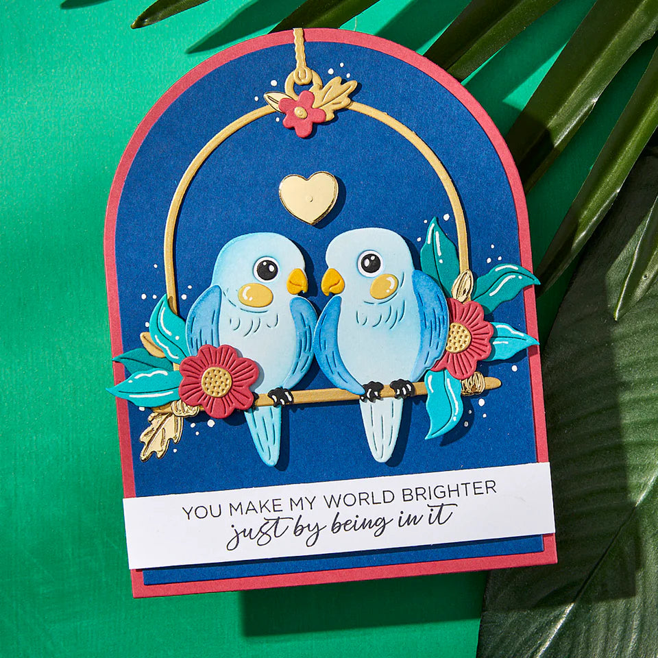 Spellbinders Spread Your Wings Sentiment Stamp Set