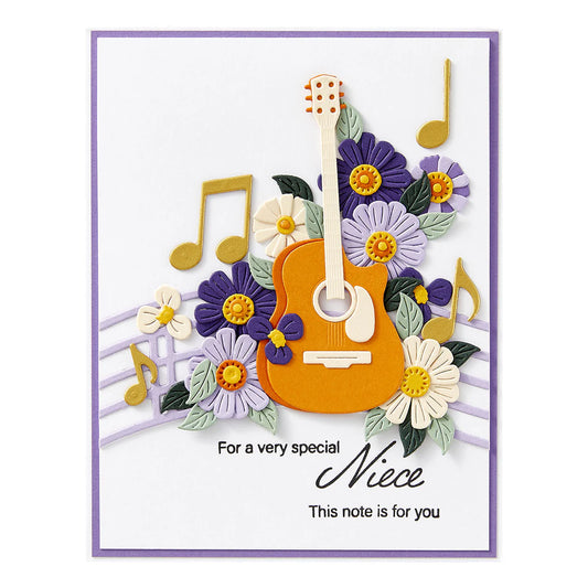 Family Musical Mix Greetings Stamp Set - Bibi Cameron