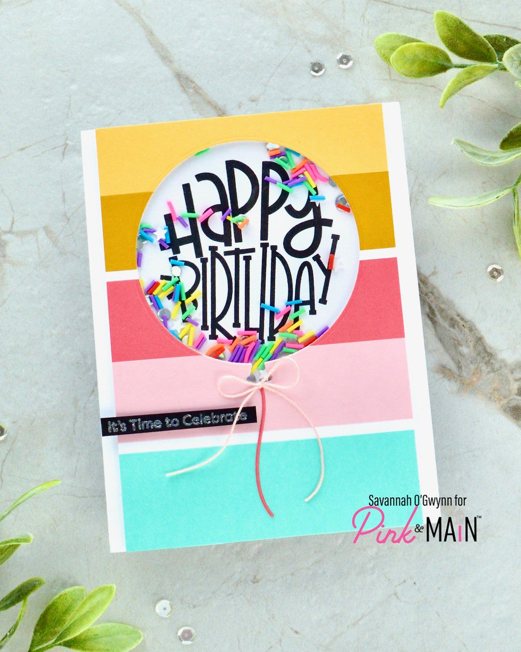 Pink & Main Big Balloons Dies