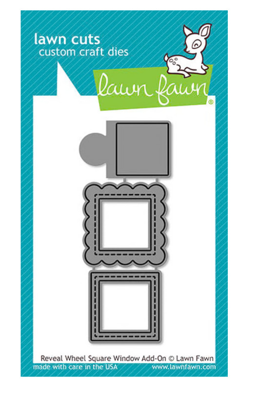 Lawn Fawn Reveal Wheel Square Window Add-On Dies