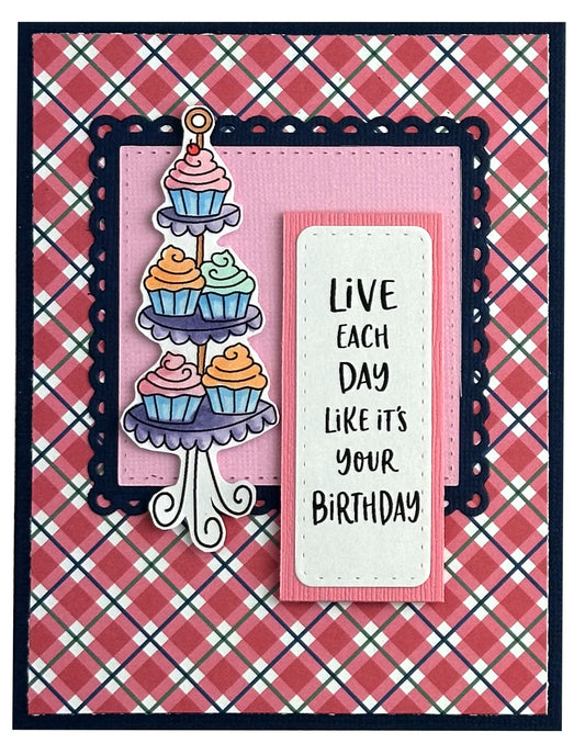 Tall Celebration Stamp Set