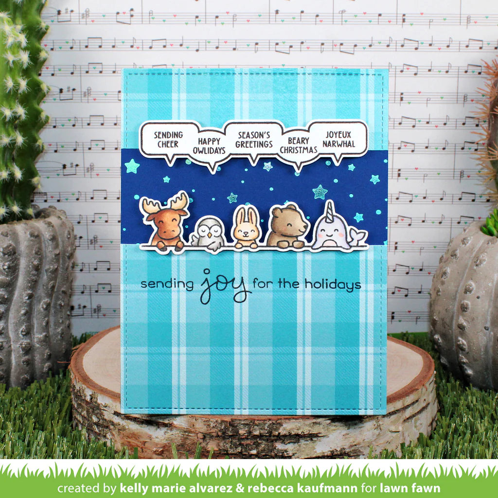 Lawn Fawn Simply Celebrate Winter Critters Stamp Set
