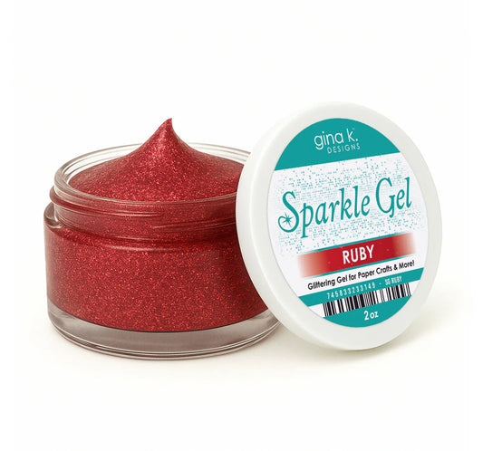 Gina K Designs Ruby Sparkle Gel