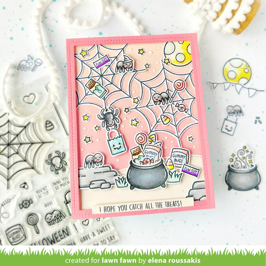 Lawn Fawn Sweet Spiders Stamp Set