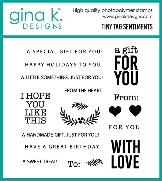 Tiny Tags Sentiments Stamp Set