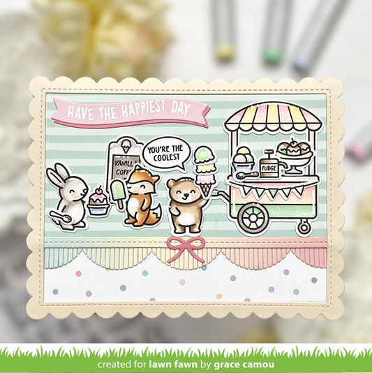 Lawn Fawn Treat Cart Stamp Set