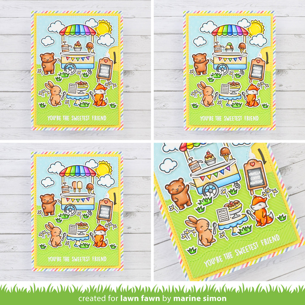 Lawn Fawn Treat Cart Stamp Set