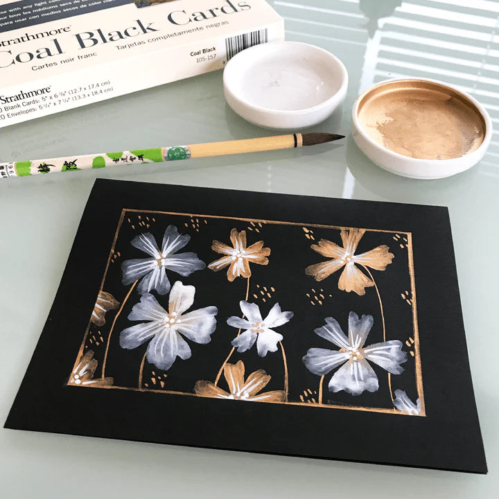 Yasutomo Reddish Gold Japanese Watercolor