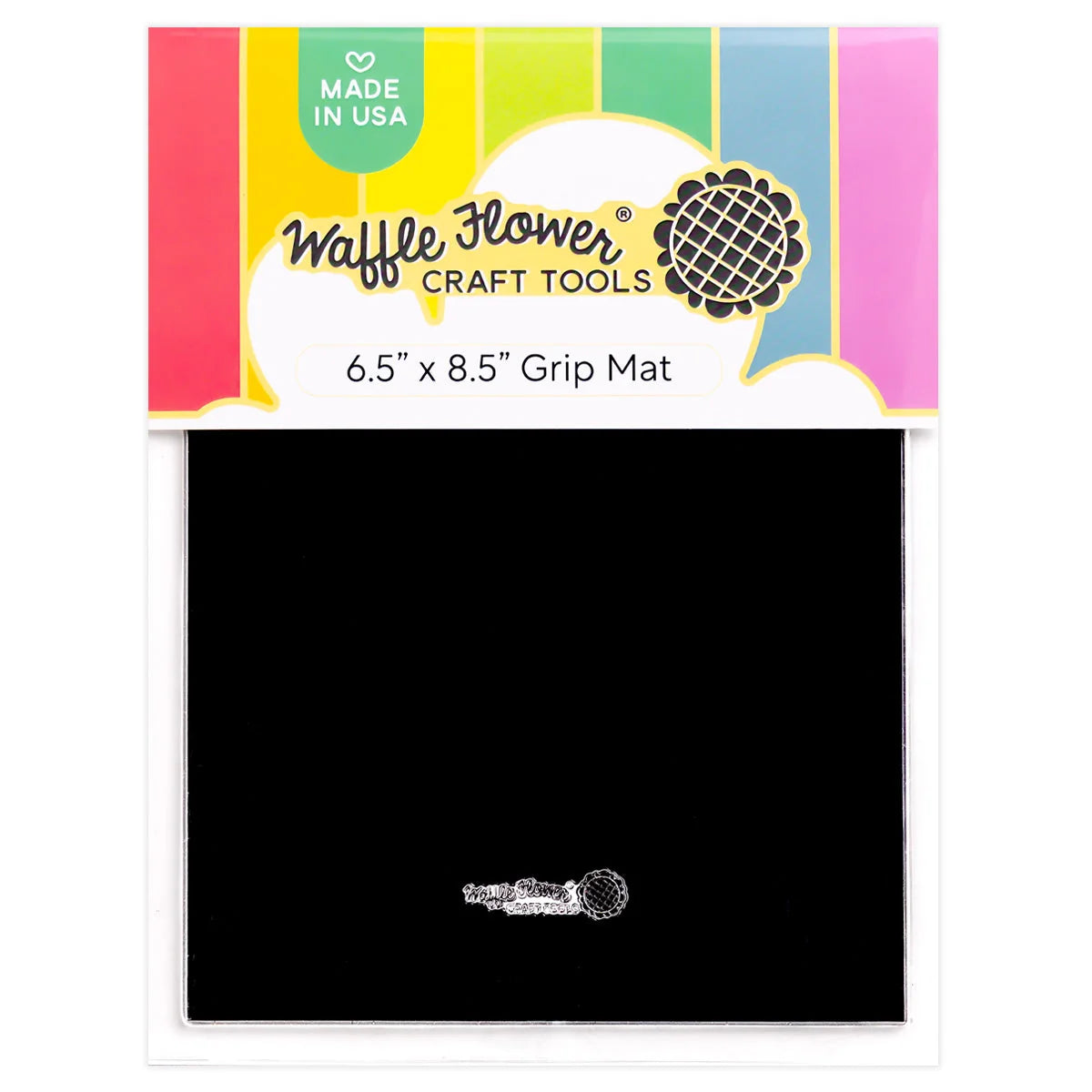 Waffle Flower 6.5x8.5 Grip Mat - Black