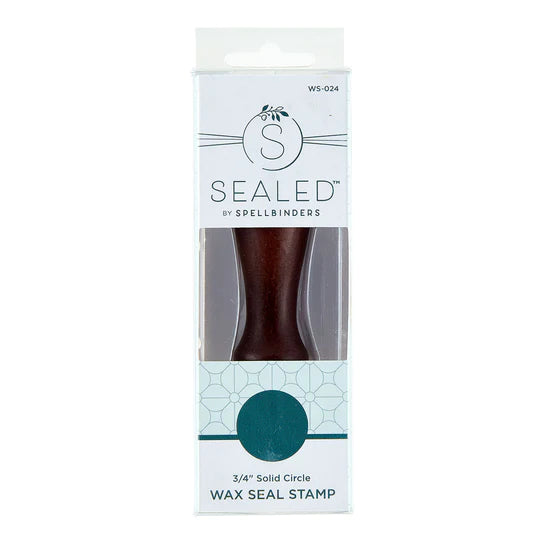 Spellbinders 3/4" Solid Circle Brass Wax Seal Stamp (Sealed by Spellbinders)