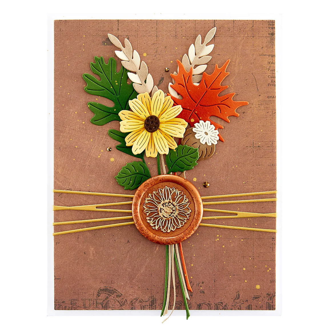 Spellbinders Sunflower Wax Seal Stamp (Sealed by Spellbinders)