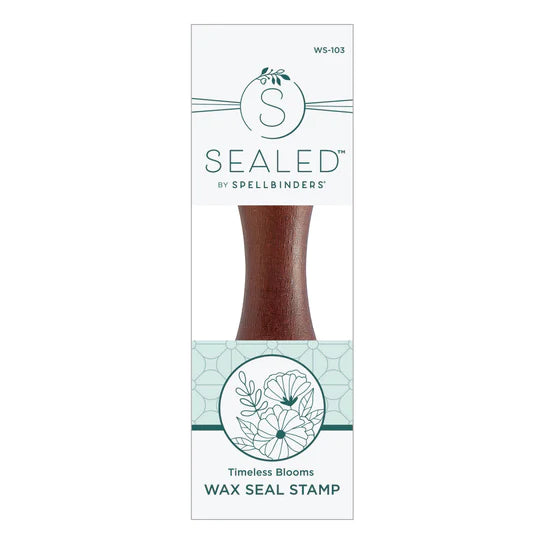 Spellbinders Timeless Blooms Wax Seal Stamp (Sealed by Spellbinders)
