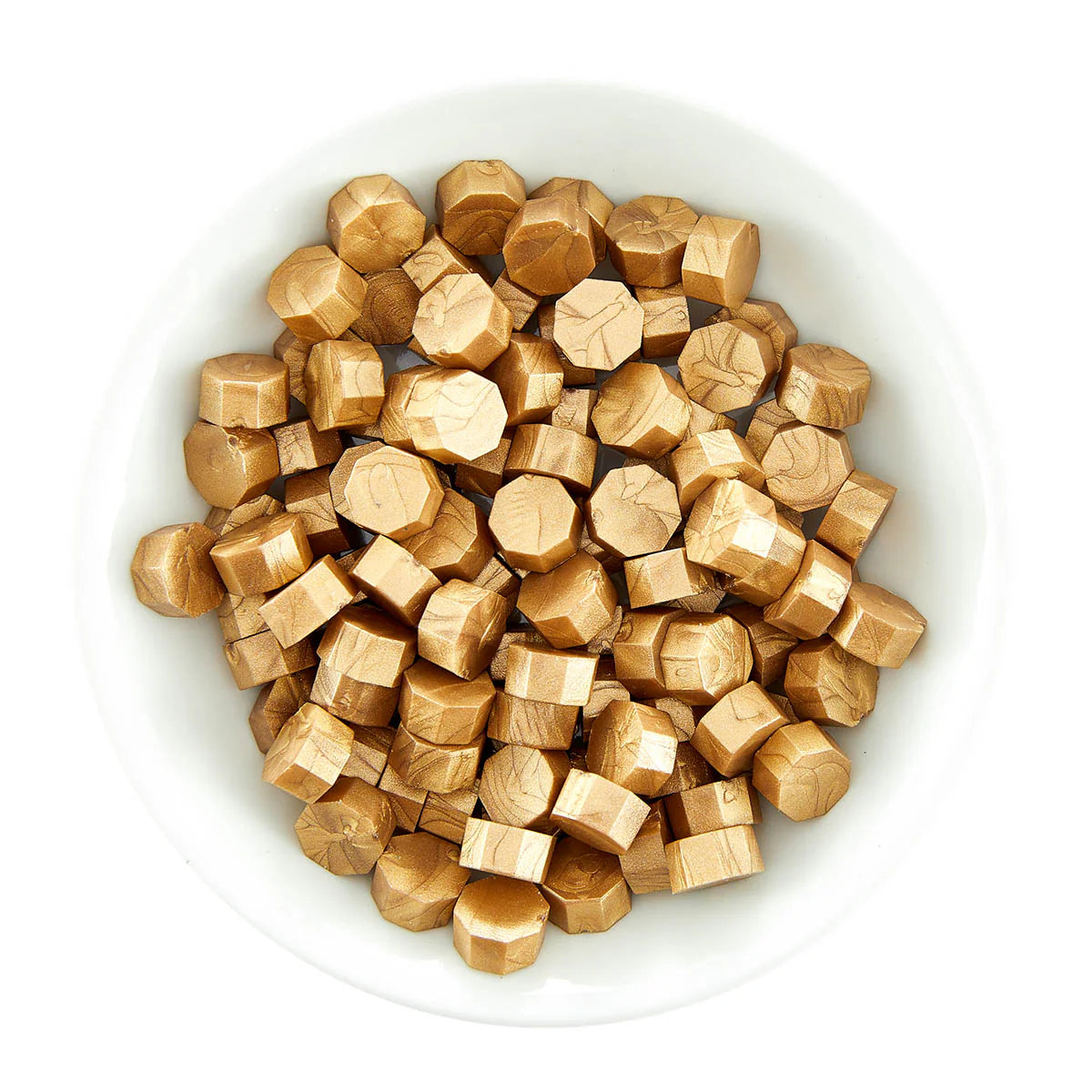 Golden Wax Beads, Sealed by Spellbinders