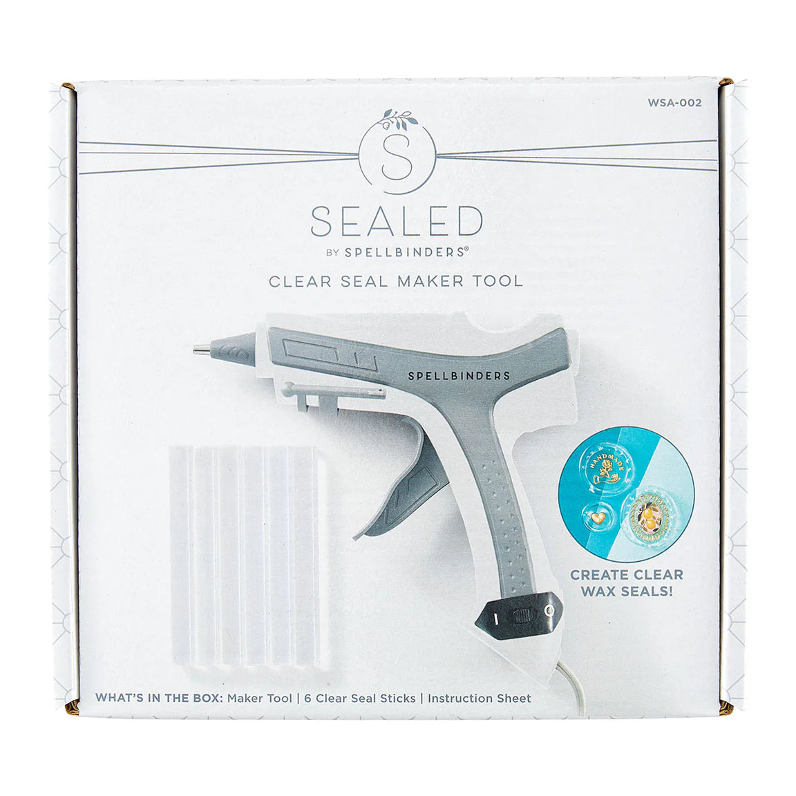 Sealed by Spellbinders Clear Seal Maker Tool & Glass Mat Bundle