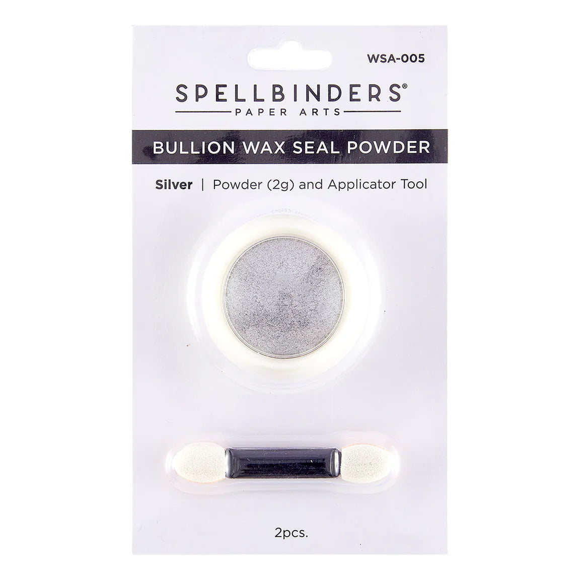 Spellbinders Silver Bullion Wax Seal Powder