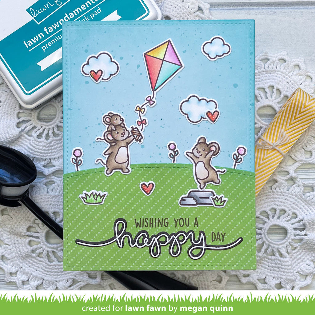 Lawn Fawn Whoosh, Kites! Stamp Set