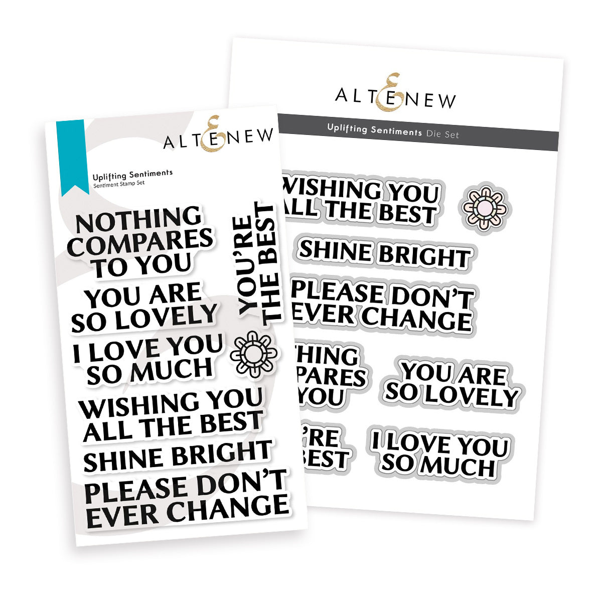 Altenew Uplifting Sentiments Complete Bundle