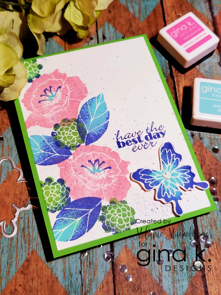Gina K Designs Bold Flowers Stamp Set