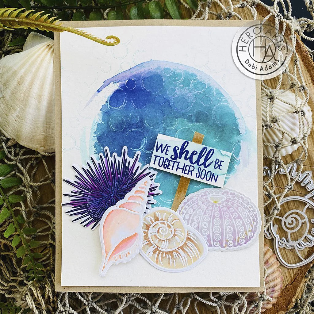 Hero Arts Inverse Bubbles Bold Prints Cling Rubber Stamp