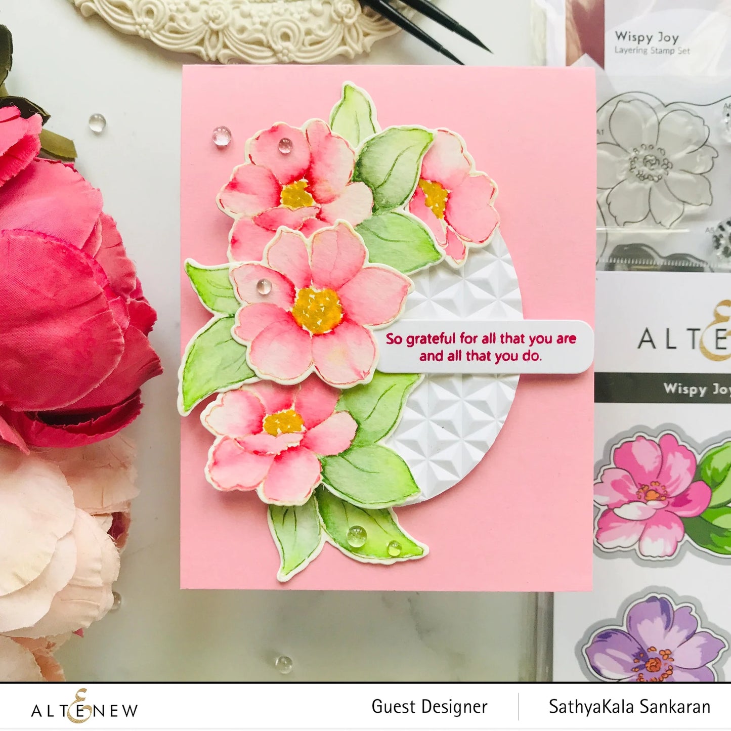 Altenew Beautiful Inside Add-on Stamp Set