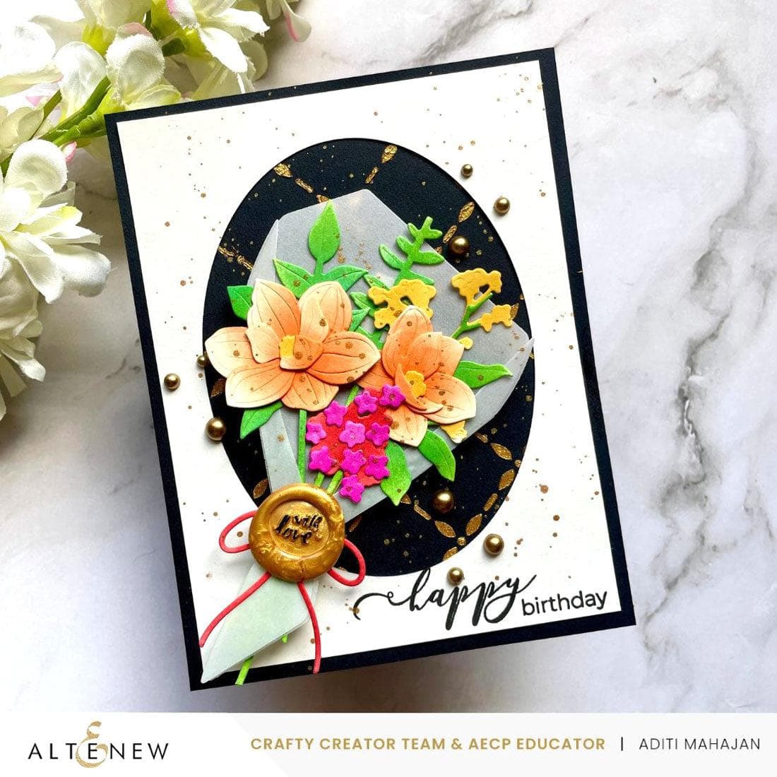 Altenew Parchment Bouquet Die Set