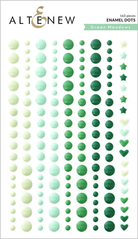 Altenew Green Meadows Enamel Dots