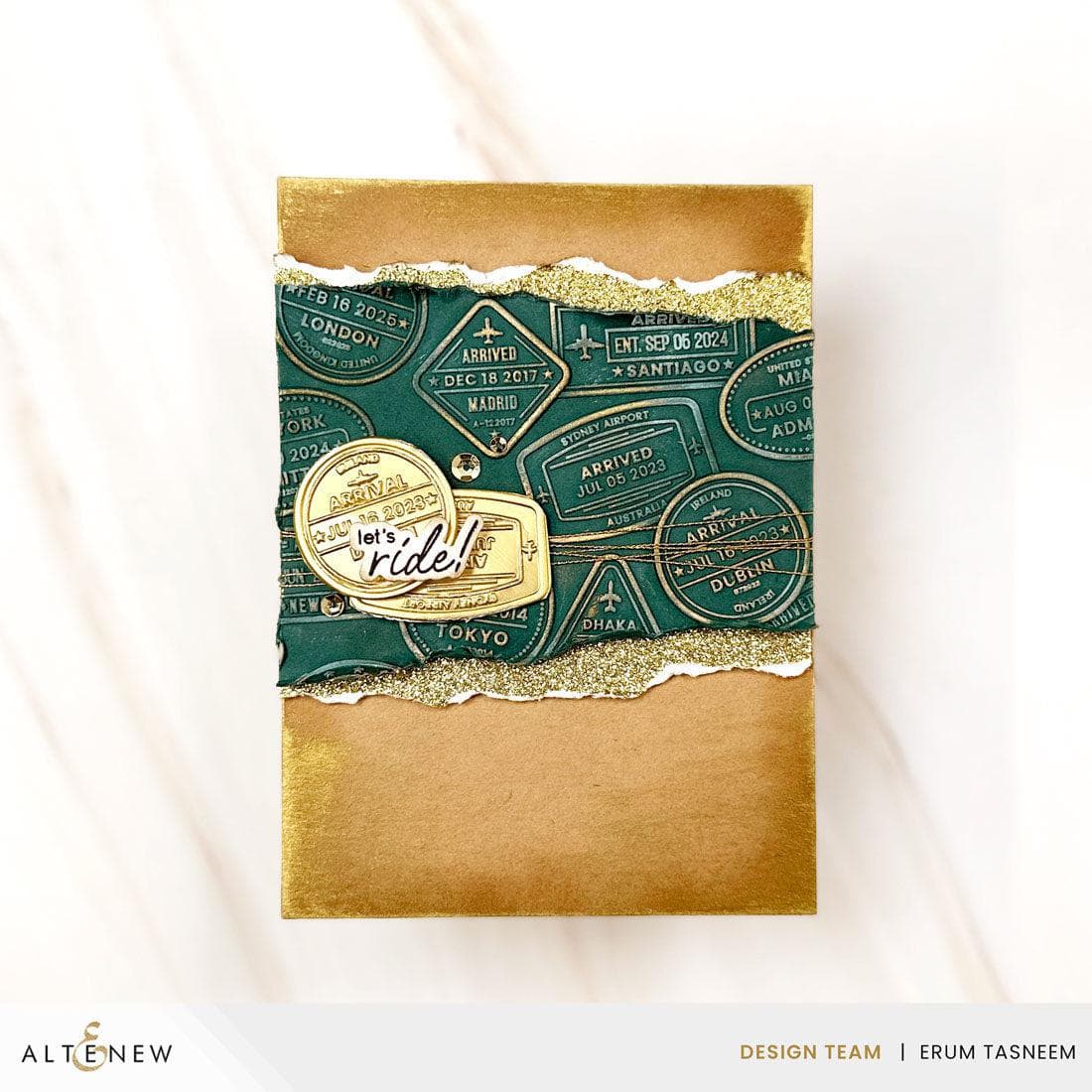 Altenew Wanderlust 3D Embossing Folder