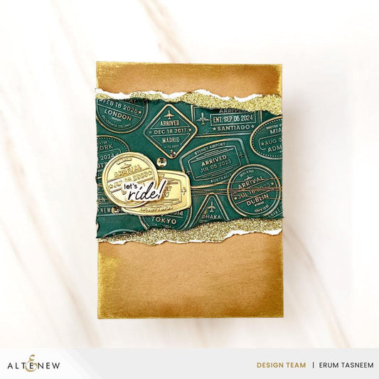 Altenew Wanderlust 3D Embossing Folder