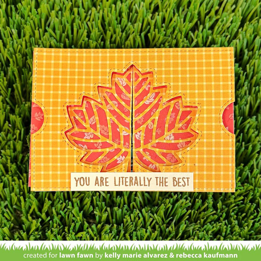 Lawn Fawn Ta-da! Diorama! Maple Leaf Add-on