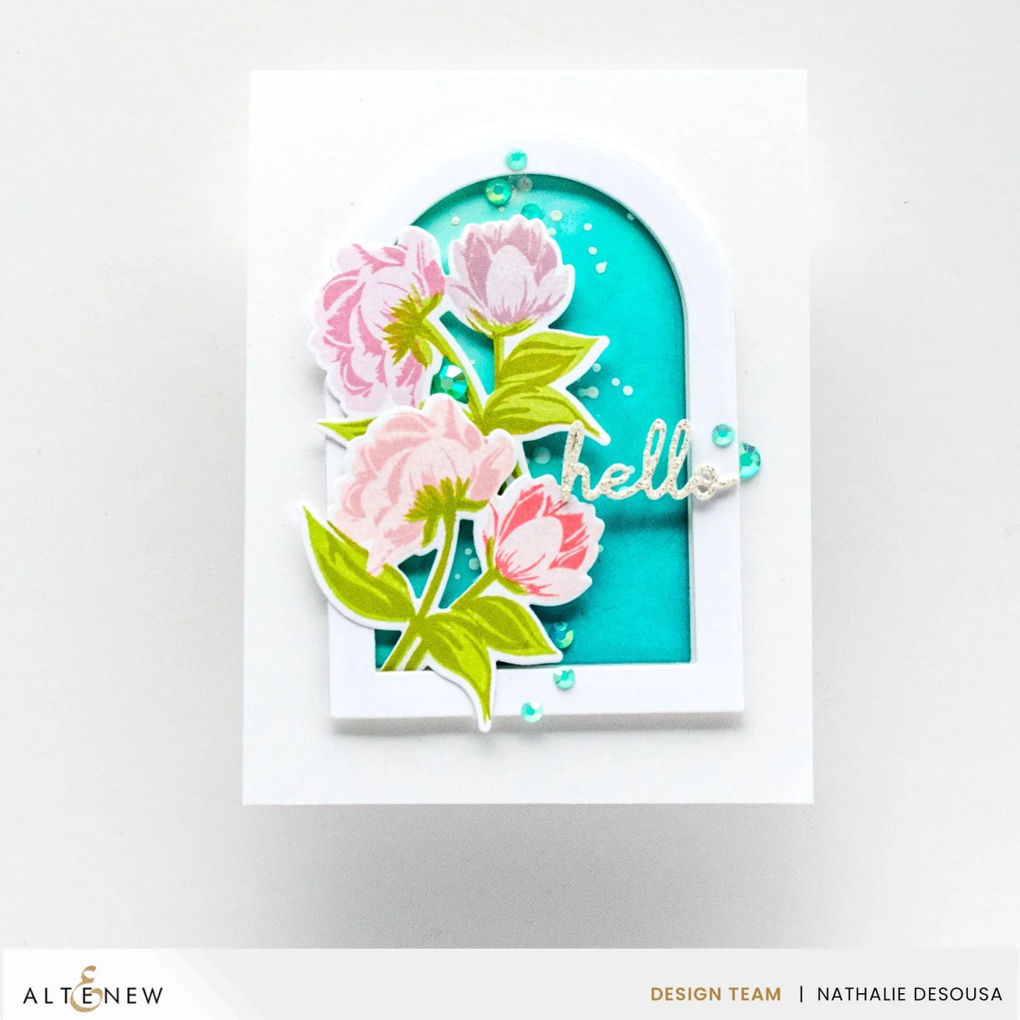 Altenew Mini Delight: Bountiful Blooms Stamp & Die Set