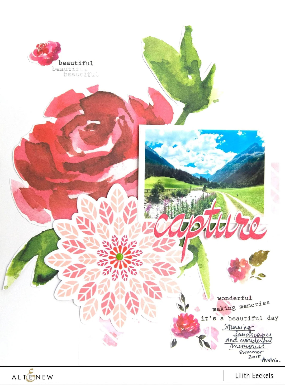 Altenew Super Script Scrapbook Stamp Set – Craftique