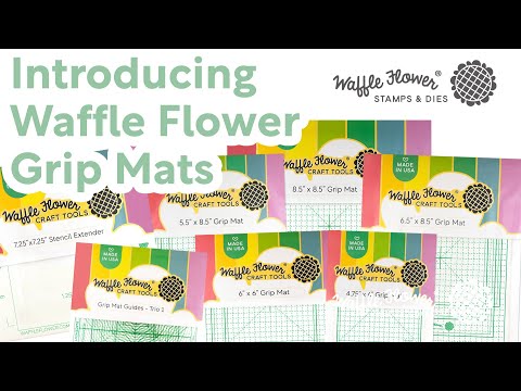 Waffle Flower Stencil Mat Wft008