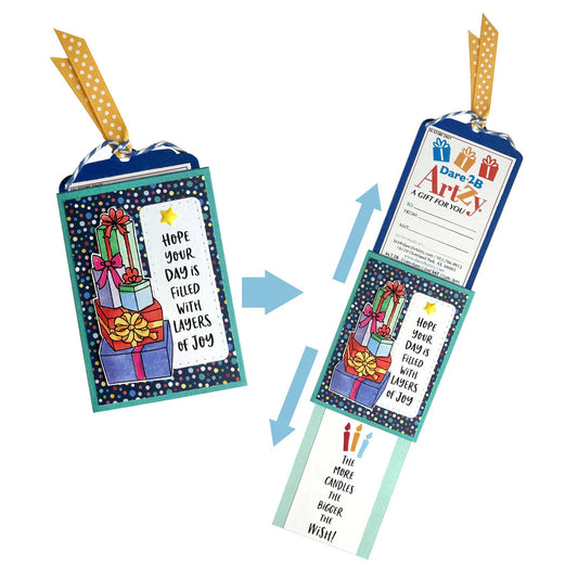 Pull & Reveal Gift Card Holder Die Set
