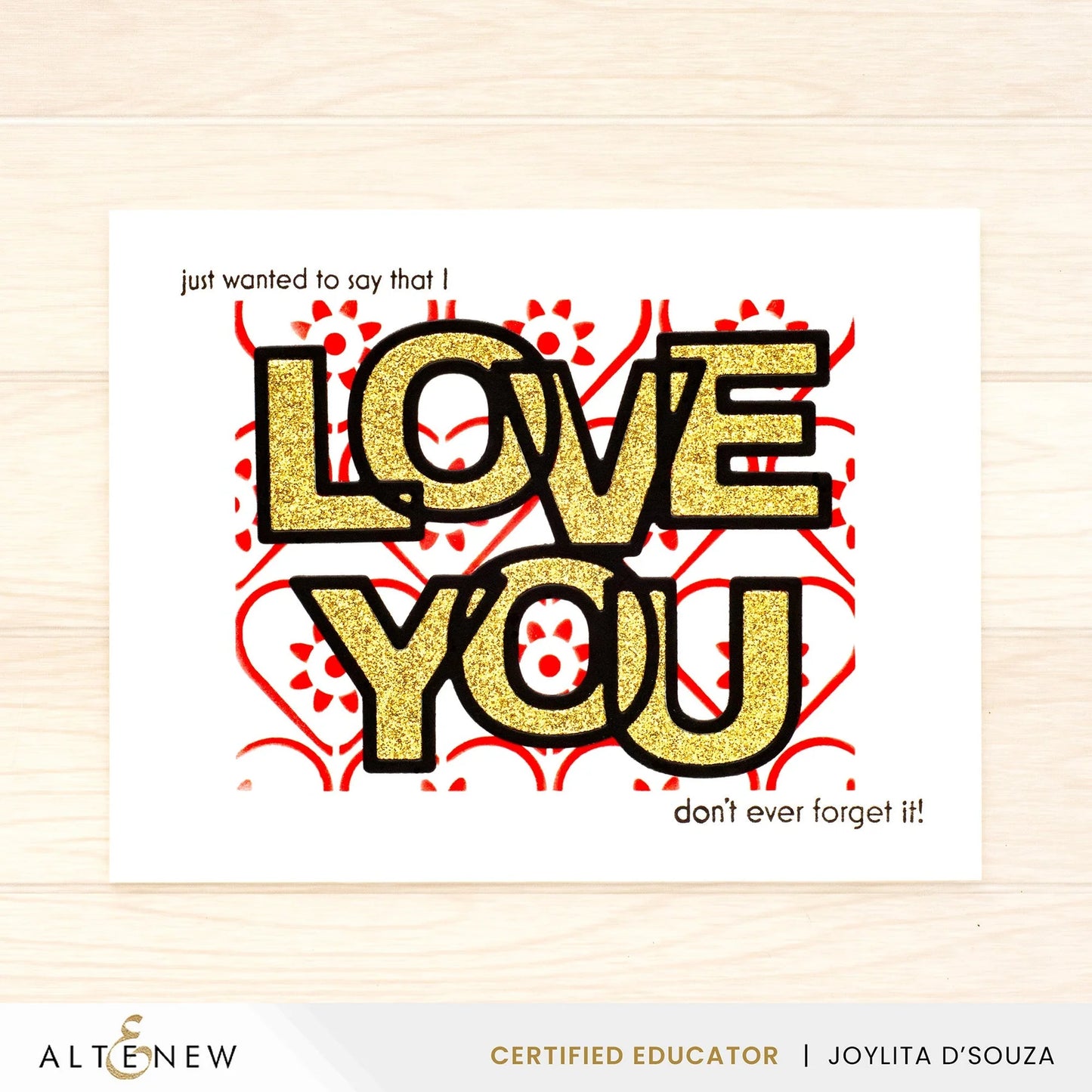 Altenew Everyday Love Sentiments Bundle (Stamp and Die Set)