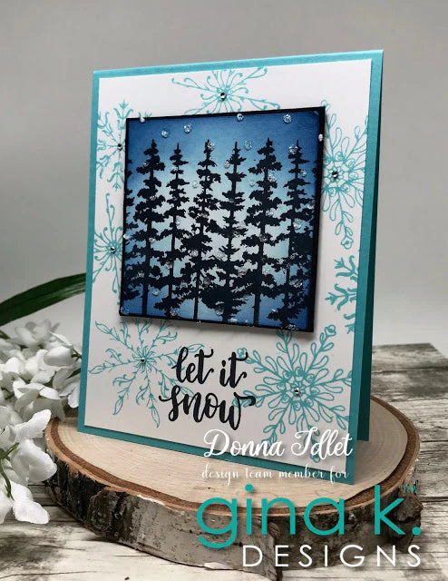 Gina K Designs Tall Pine Stamp Set